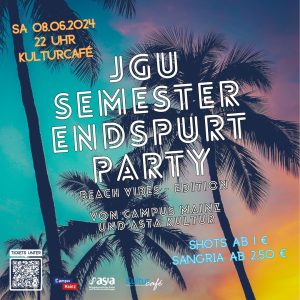 JGU Semesterendspurtparty - Beach Vibes Edition