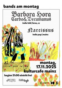 Bands am Montag: Narcissus // Barbora Hora // Cardo & Decumanus